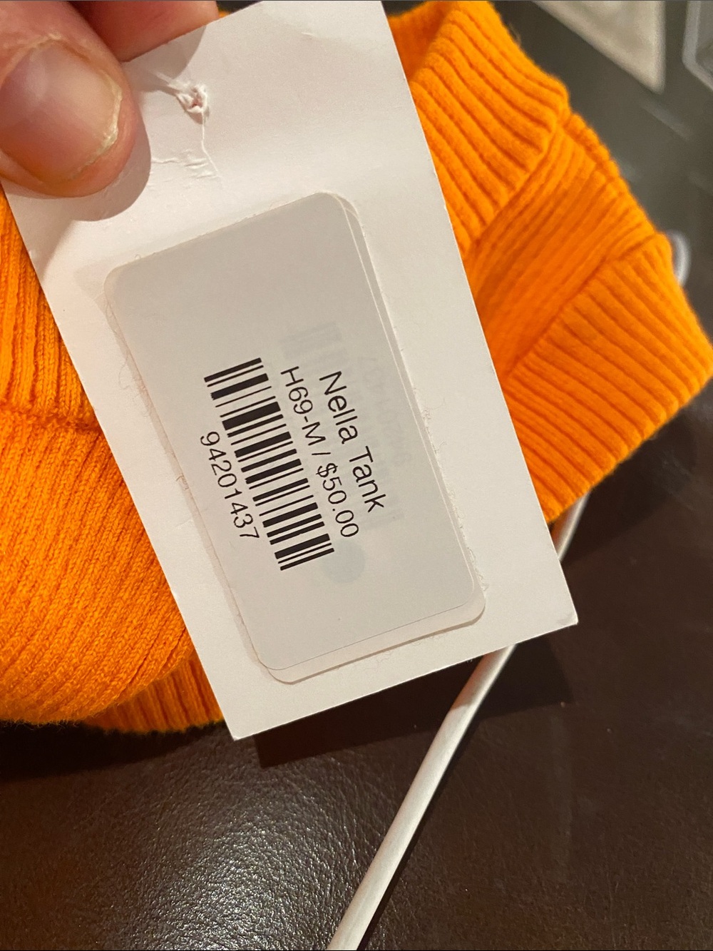 PISTOLA NWT Orange 🍊 Nella Tank size Medium - Picture 10 of 10